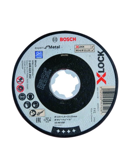 DISCO DE CORTE X-LOCK DISCO DE SIERRA CIRCULAR EXPERT FOR METAL (RECTO)